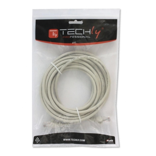 Patch Cord Kat5e U/utp 1m Szary Soho Cca Techly